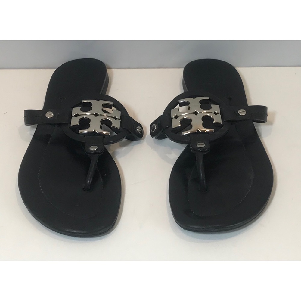 Tory Burch Miller 2 Metal Logo Thong Sandal